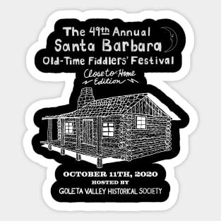 49th Annual Santa Barbara Old-Time Fiddlers' Festival Sticker